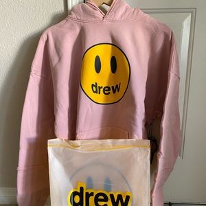 Drew House hoodies Black, Polka dot, pink, and red